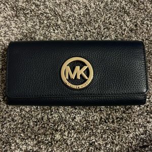 Michael Kors navy wallet
